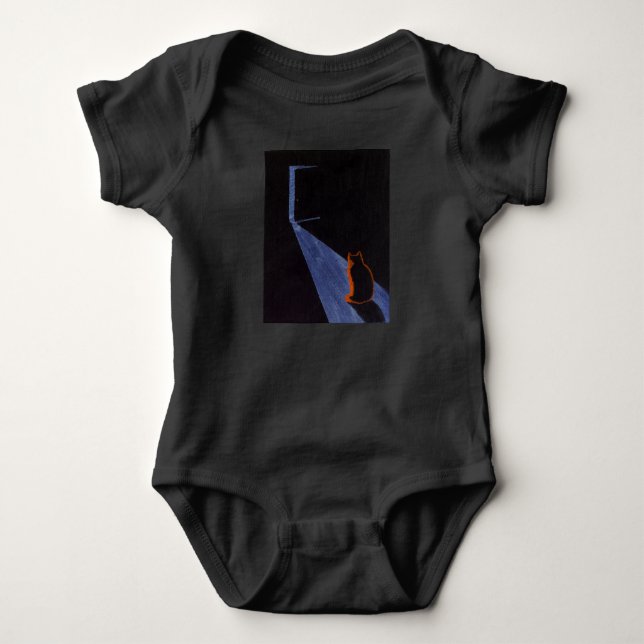 "Curiosity" Baby Bodysuit (Front)
