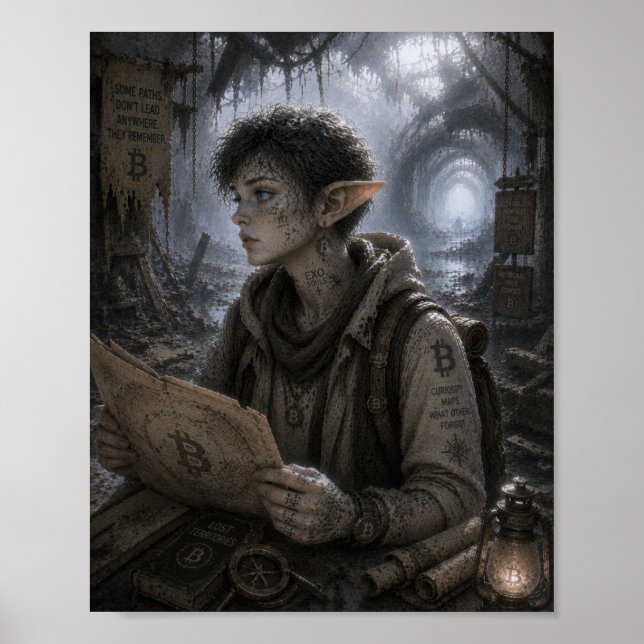 Curiosity / Cartographer / Forgotten Tunnel Poster (Front)