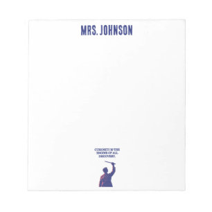 Curiosity Engine of All Discovery Science Quote Notepad