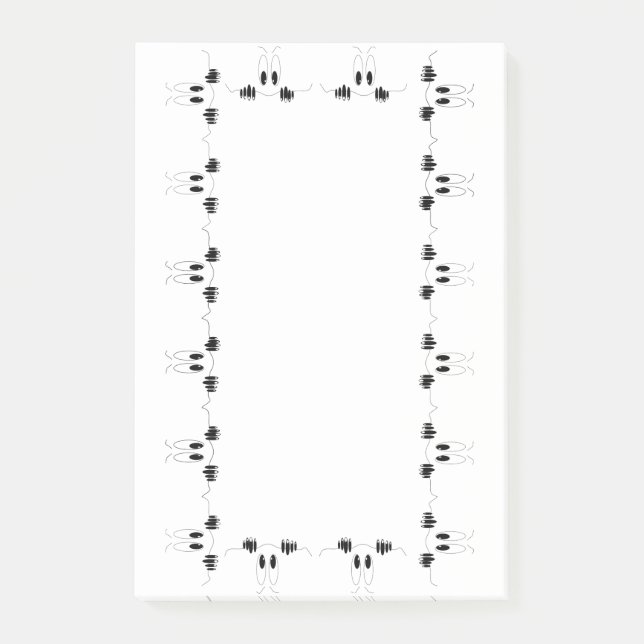 Curiosity Eyes Happy Post-it® Notes (Front)