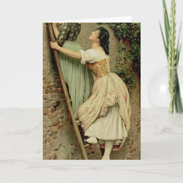 Curiosity, from the Pears Annual, Christmas, 1892 Holiday Card (Front)