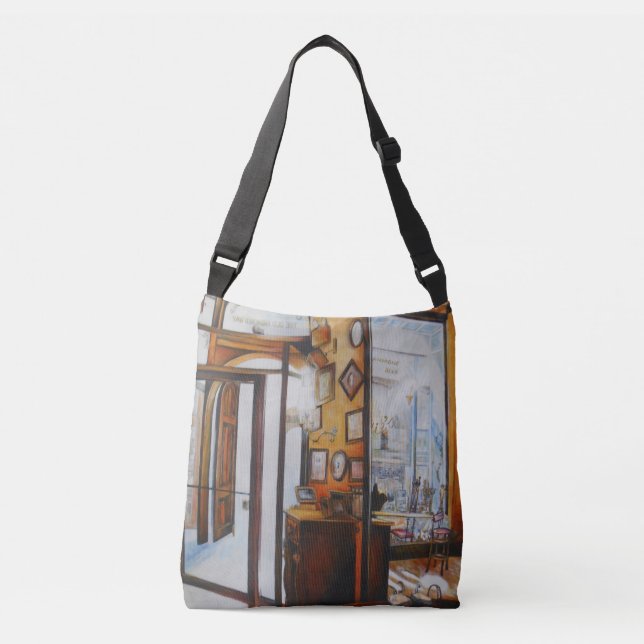 Curiosity is the Tool of the Wise Crossbody Bag (Front)