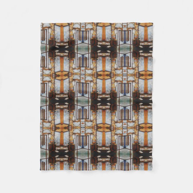 Curiosity is the Tool of the Wise Fleece Blanket (Front)