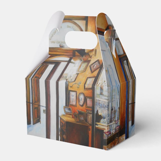 Curiosity is the Tool of the Wise Gable Favour Box (Front Side)