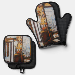 Curiosity is the Tool of the Wise Oven Mitt & Pot Holder Set