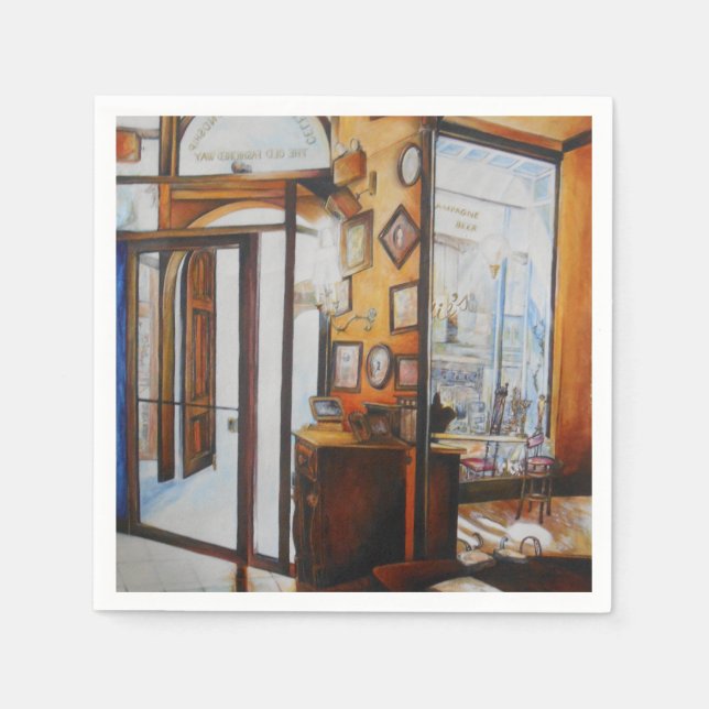 Curiosity is the Tool of the Wise Paper Napkins (Front)