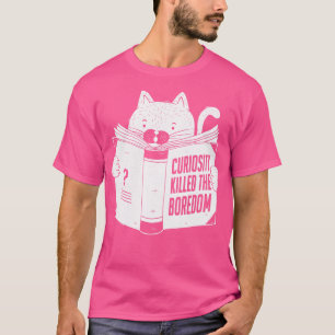 Curiosity Killed The Boredom Black T-Shirt
