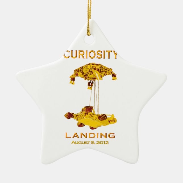 Curiosity Landing - Aug 5, 2012 Ceramic Tree Decoration (Front)