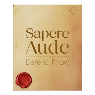 Curiosity Latin Quote Poster