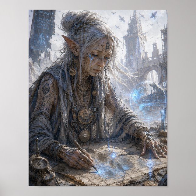 Curiosity / Map Maker / Lost World Poster (Front)