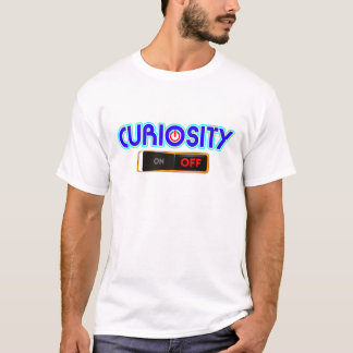 Curiosity OFF, Minimal Typography T-shirt