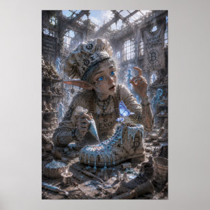 Curiosity / Pastry Chef / Large Shoe Warehouse Poster
