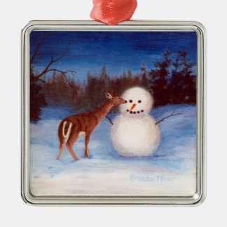 Curiosity Premium Square Ornament