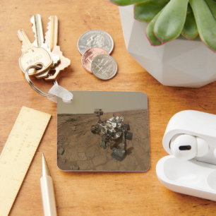 Curiosity Rover On The Surface Of Mars. Key Ring