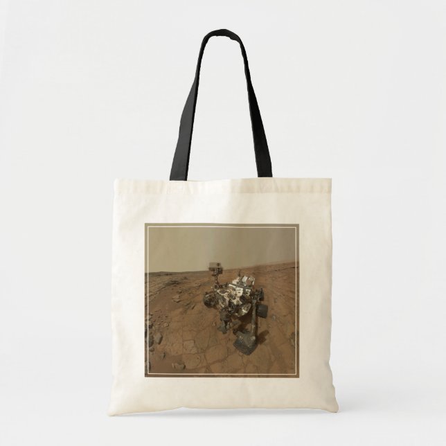 Curiosity Rover On The Surface Of Mars. Tote Bag (Front)