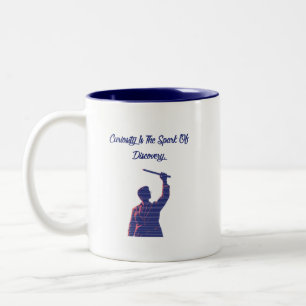 Curiosity Spark Of Discovery Science Educator Two-Tone Coffee Mug