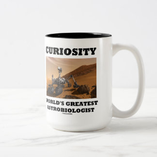 Curiosity World's Greatest Astrobiologist (Rover) Two-Tone Coffee Mug