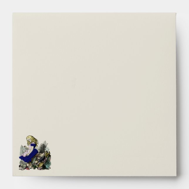 Curious Alice ~ Envelope (Front)
