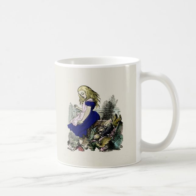 Curious Alice in Wonderland ~ Coffee Cup / Mug (Right)