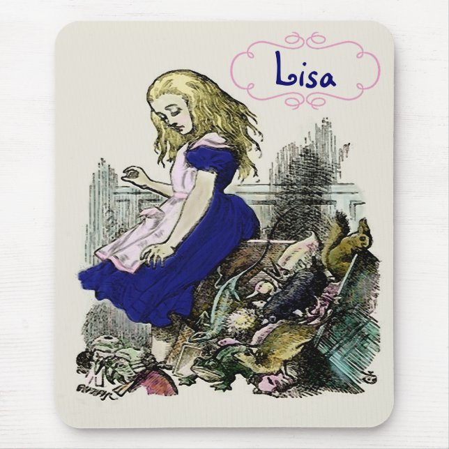Curious Alice ~ Mousepad Wonderland (Front)