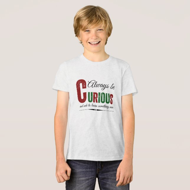 Curious B Tri-Blend Shirt (Front Full)