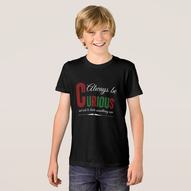 Curious B Tri-Blend Shirt (Front Full)