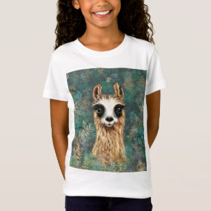 Curious Baby Llama - Cute T-Shirt