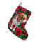 Curious Beagle Poinsettias Christmas Stocking