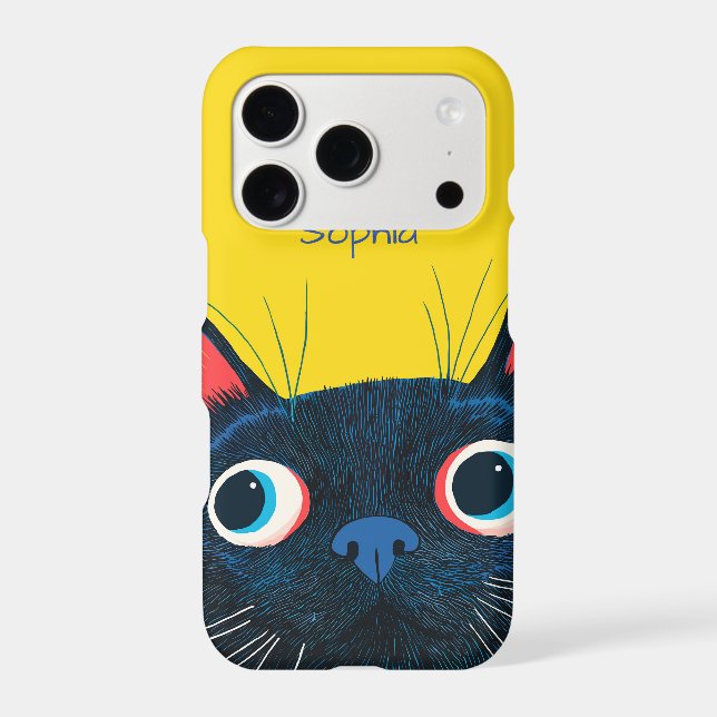 Curious Black Cat  (Back)