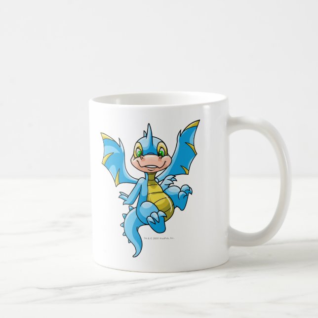 Curious blue Scorchio Coffee Mug (Right)