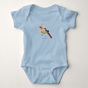 Curious Cardinal Baby Bodysuit
