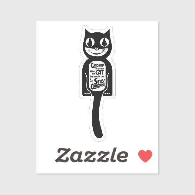 Curious Cat Black (Sheet)