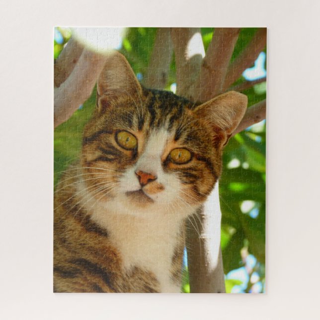 Curious Cat Jigsaw Puzzle (Vertical)