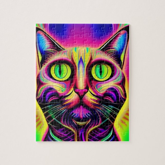 curious cat puzzle (Vertical)