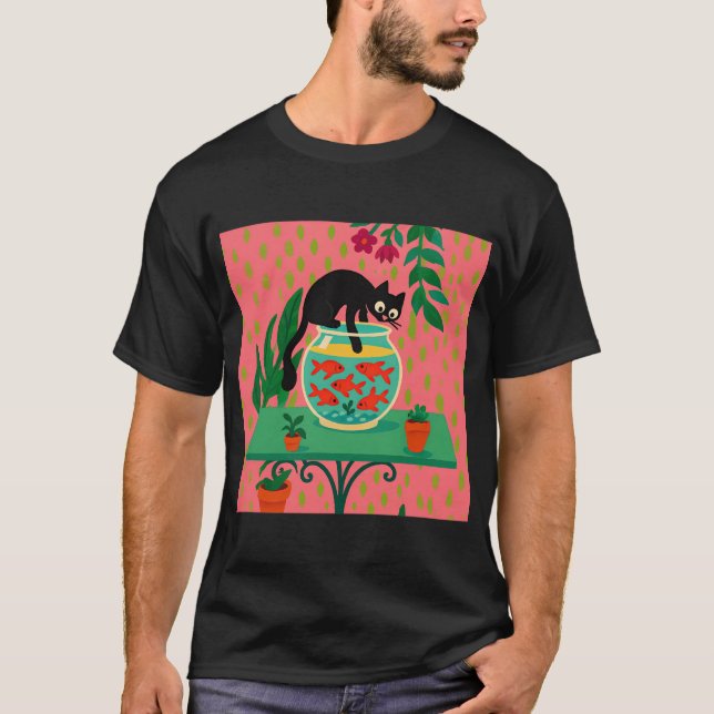 Curious Cat T-Shirt (Front)