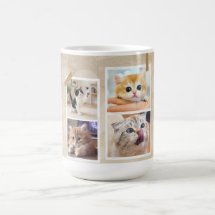 Curious Cats Collage Coffee Mug