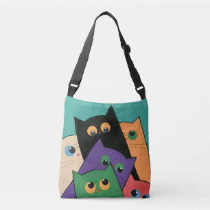 Curious Cats Crossbody Bag