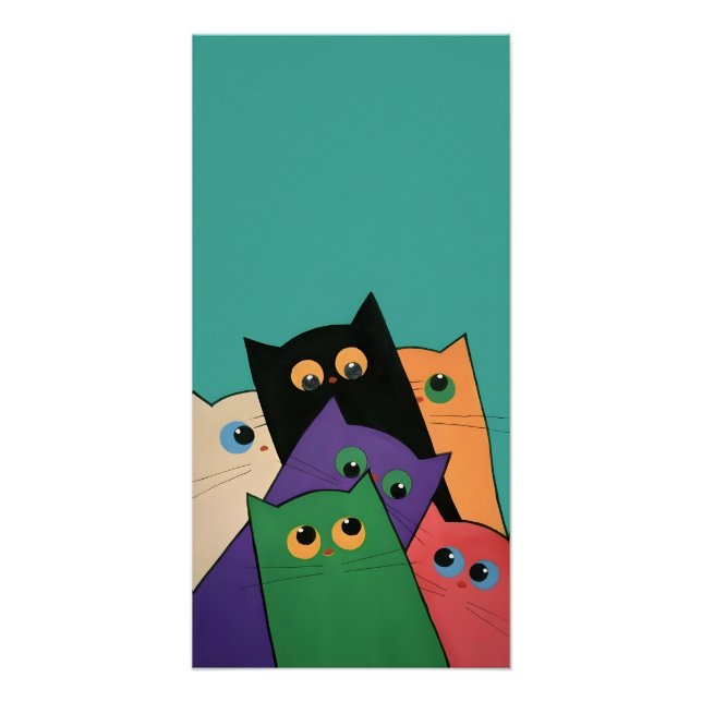 Curious Cats Poster (Front)