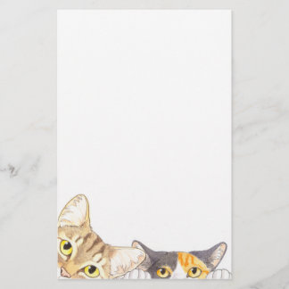 Curious Cats Stationery