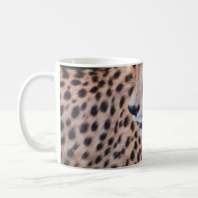 CURIOUS CHEETAH COFFEE MUG (Left)