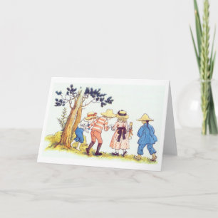 Curious Children, Greeting Card