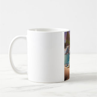 Curious Chipmunk Collecting Nuts - Nature-Inspired Coffee Mug