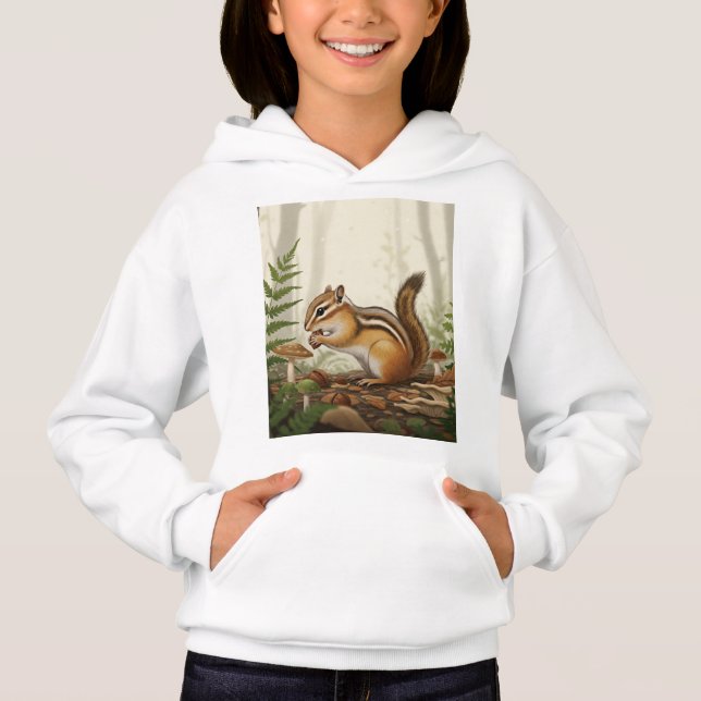 Curious Chipmunk Forager Tee (Front)