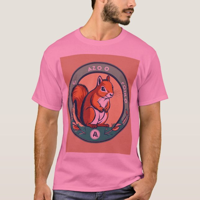  Curious Chipmunk Forest Adventure T-Shirt Designs (Front)