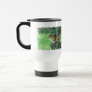 Curious Chipmunk  Plastic Travel Mug