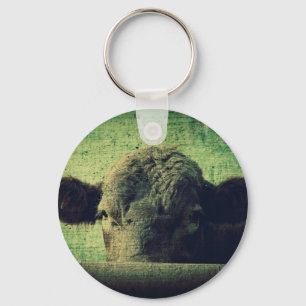 Curious Cow Key Ring