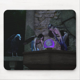 Curious Crow Faeries Mouse Mat