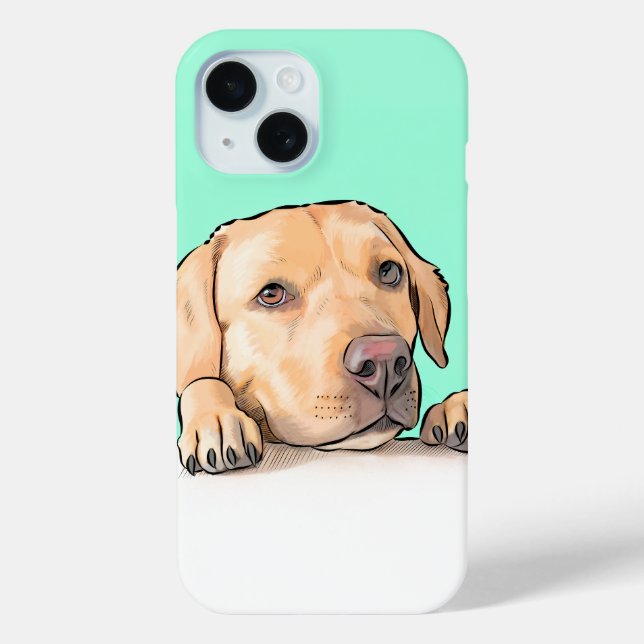 Curious Dog Case-Mate iPhone Case (Back)