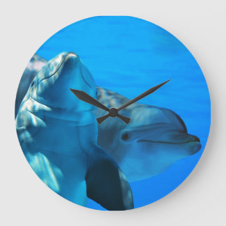 Curious Dolphins Wall Clock