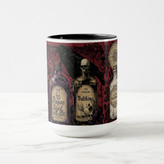 Curious Elixirs & Raven Gothic Coffee Mug (15 oz)
